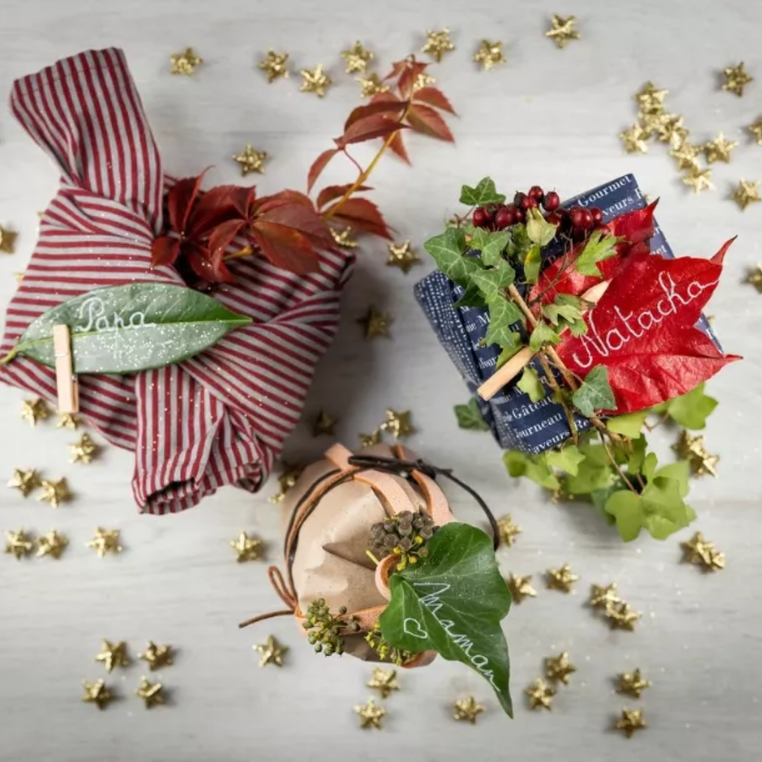 Vianočné darčeky: udržateľné balenie bez baliaceho papiera